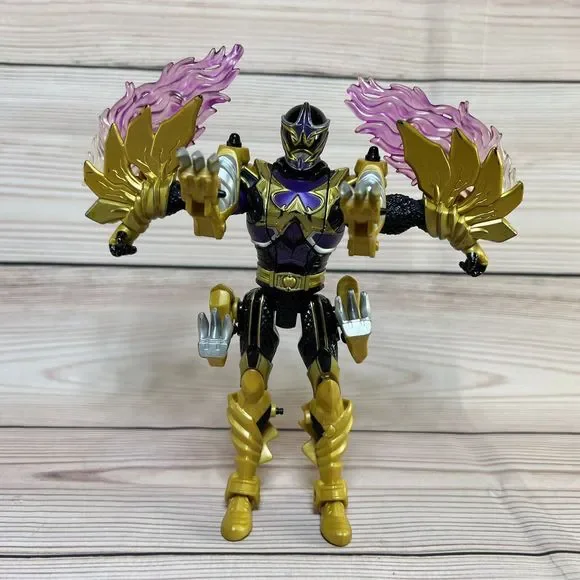 VTG Bandai 2 Action Figures 1994 Goldar & 2005 Mystic Force Black Power Rangers - Picture 4 of 16